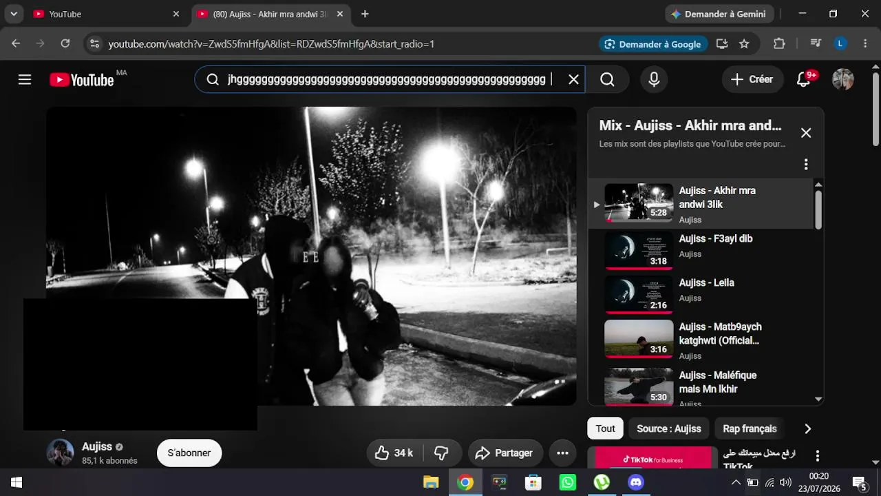 My first stream.
