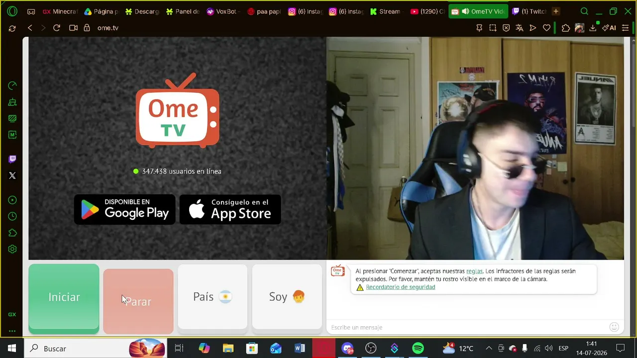 HABLANDO DEL EVENTO, BLOG CHICOROMEO Y OMETV