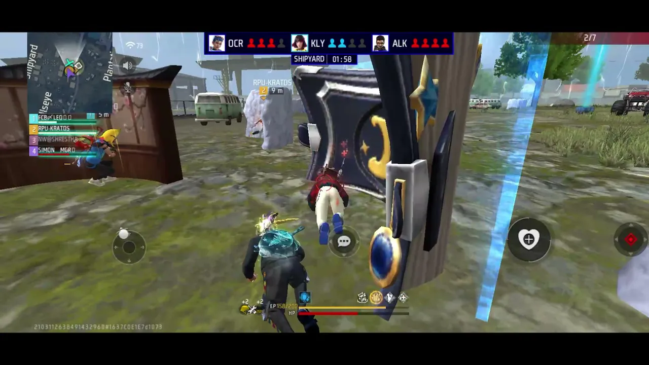 free fire rank push