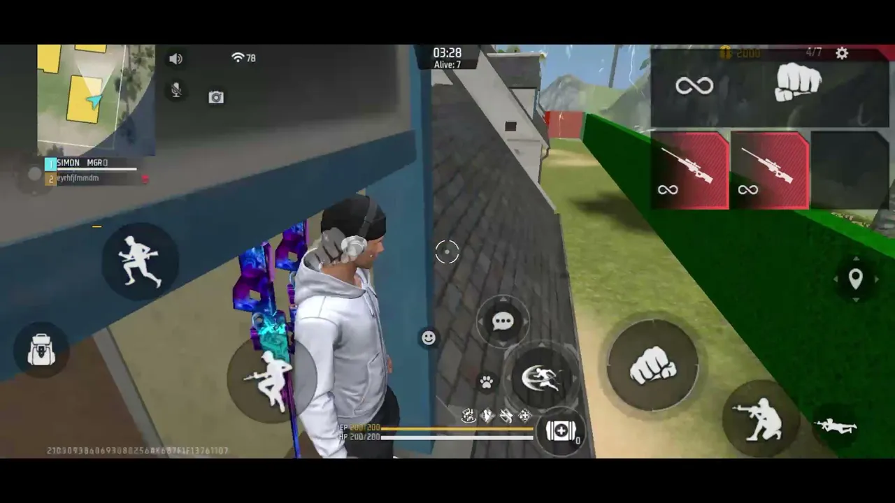 free fire rank push