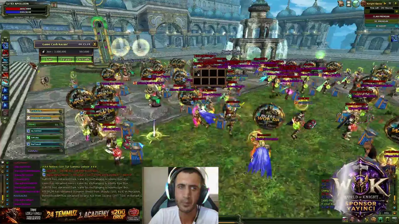 #WORLDOFKNIGHT HELIOS # 24 Temmuz 1. ACADEMY AÇILDI ! #VİPPAKET HEDIYELI