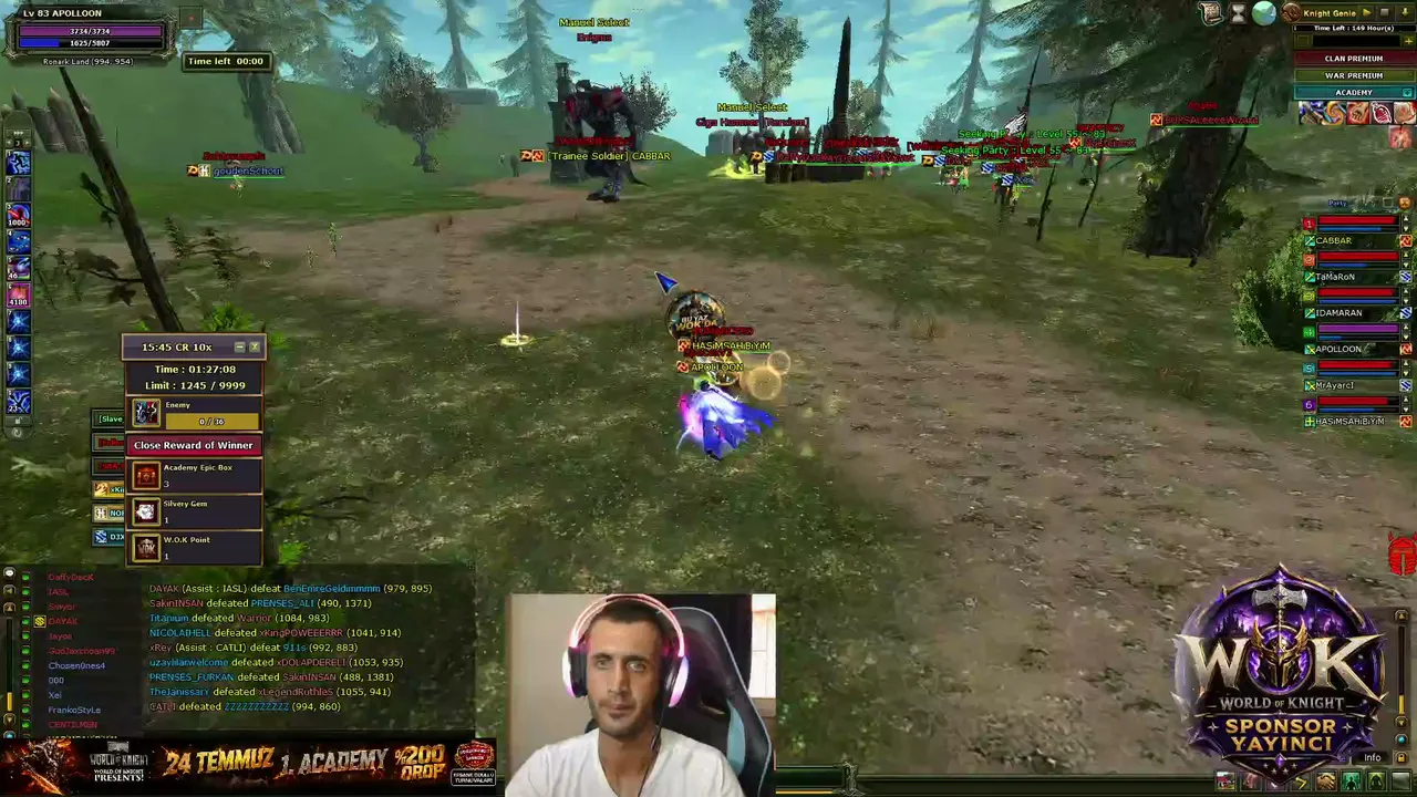 #WORLDOFKNIGHT HELIOS # 24 Temmuz 1. ACADEMY AÇILDI ! #VİPPAKET HEDIYELI