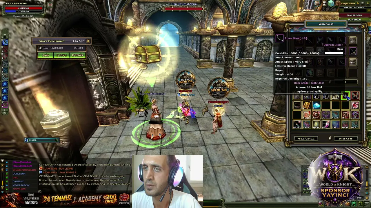 #WORLDOFKNIGHT HELIOS # 24 Temmuz 1. ACADEMY AÇILDI ! #VİPPAKET HEDIYELI