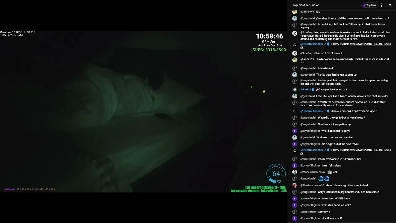 (24x7) Ice Poseidon VOD restream channel. 🔱