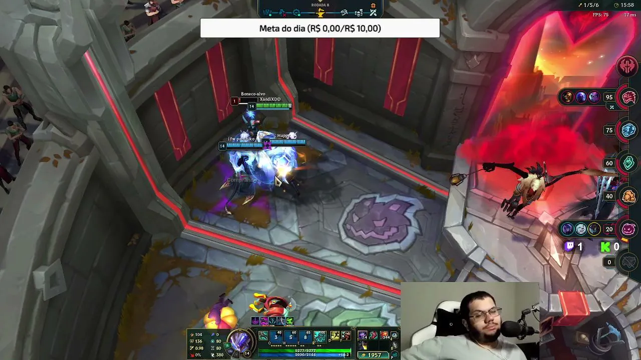 Jogando LOL Classic | ⚙️ !cmds | 💰 !pix |