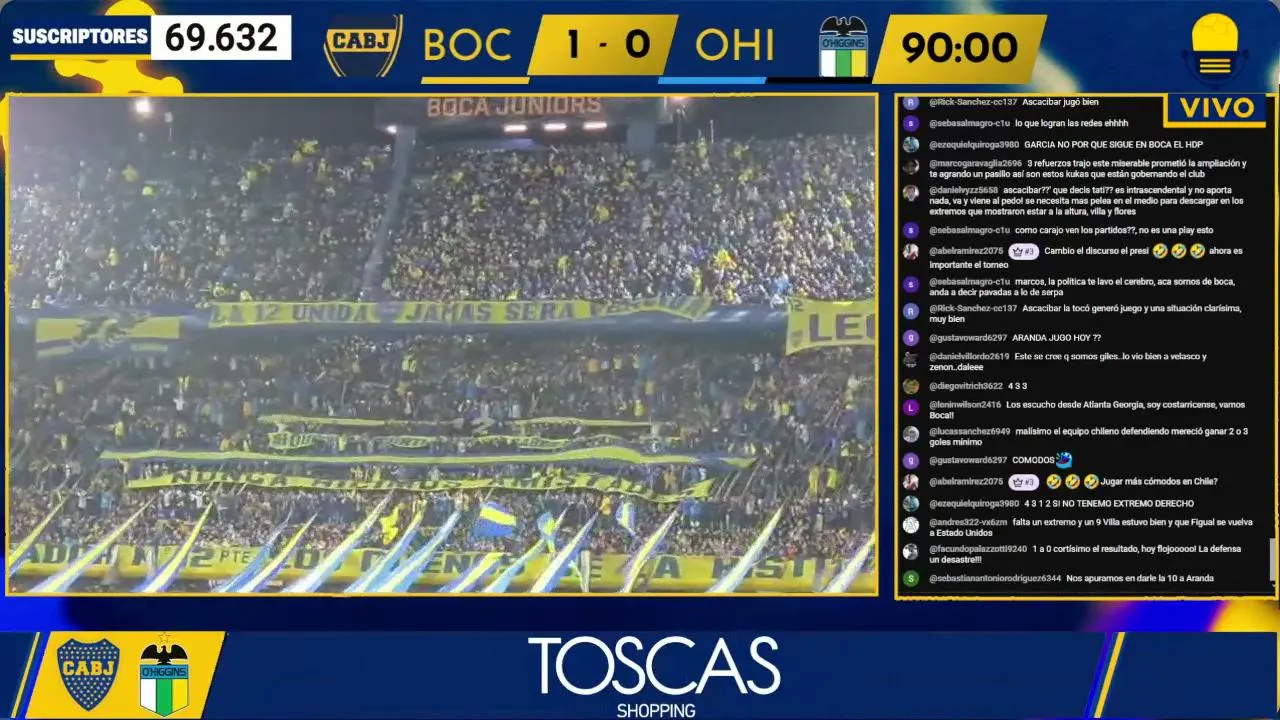🛑BOCA vs O'HIGGINS EN VIVO | COPA SUDAMERICANA - 16AVOS DE FINAL