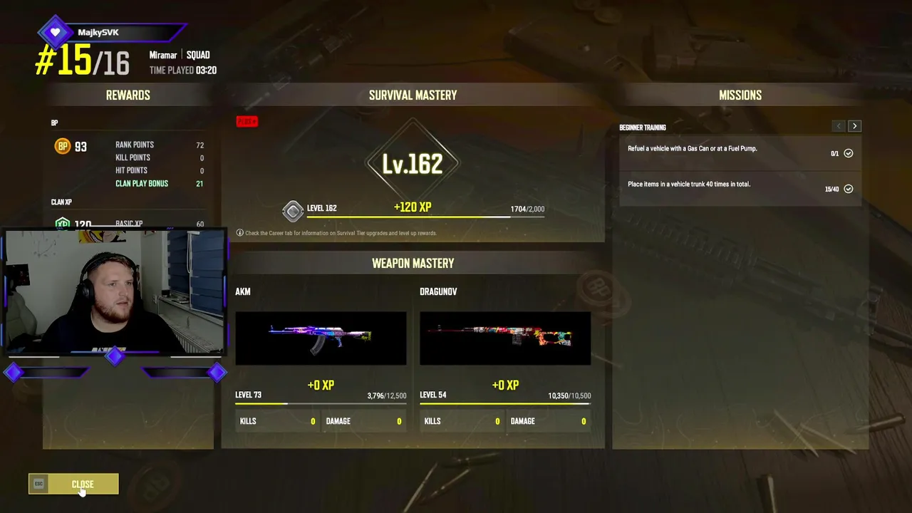 CZ/SK !! PUBG siesta