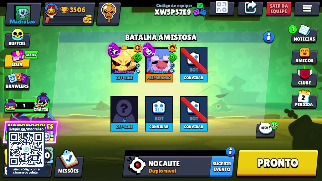 Madruleo no Brawl stars