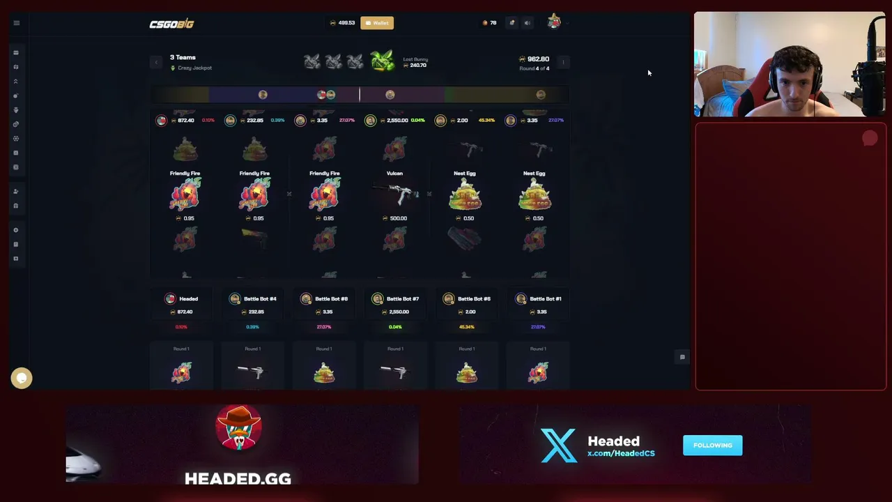 @Headedd topless stream on CSGOBIG 👀 | Battle Calls = Tips 🤑 | Promos, Tips & Free Battles