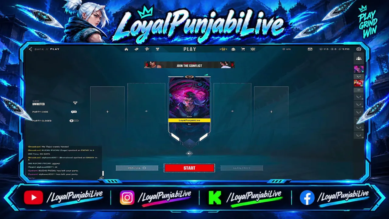 VALORANT LIVE |  PUNJABI - HINDI  LIVE  | PUNJABI VALORANT LIVE  |  @LoyalPunjabiLive @RiotGames @Valorant
