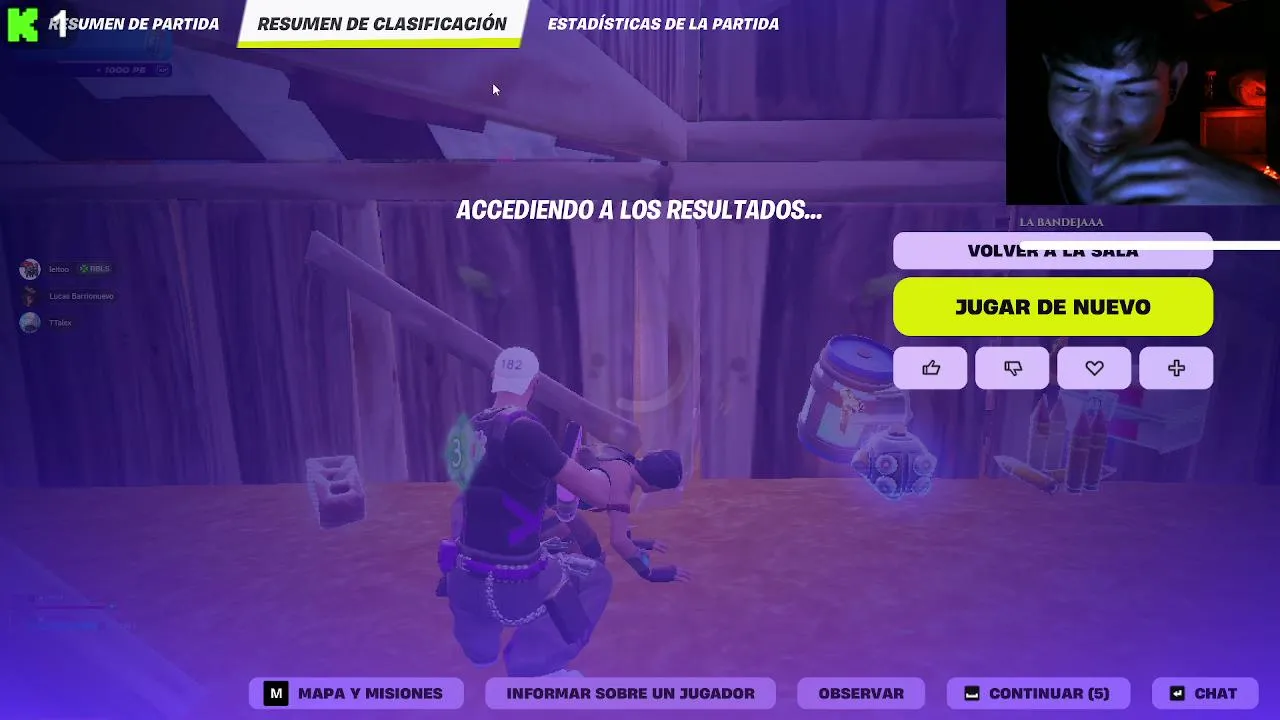 Fornite con amigoss  mientras hablamos de la vida, road tu unreal dos