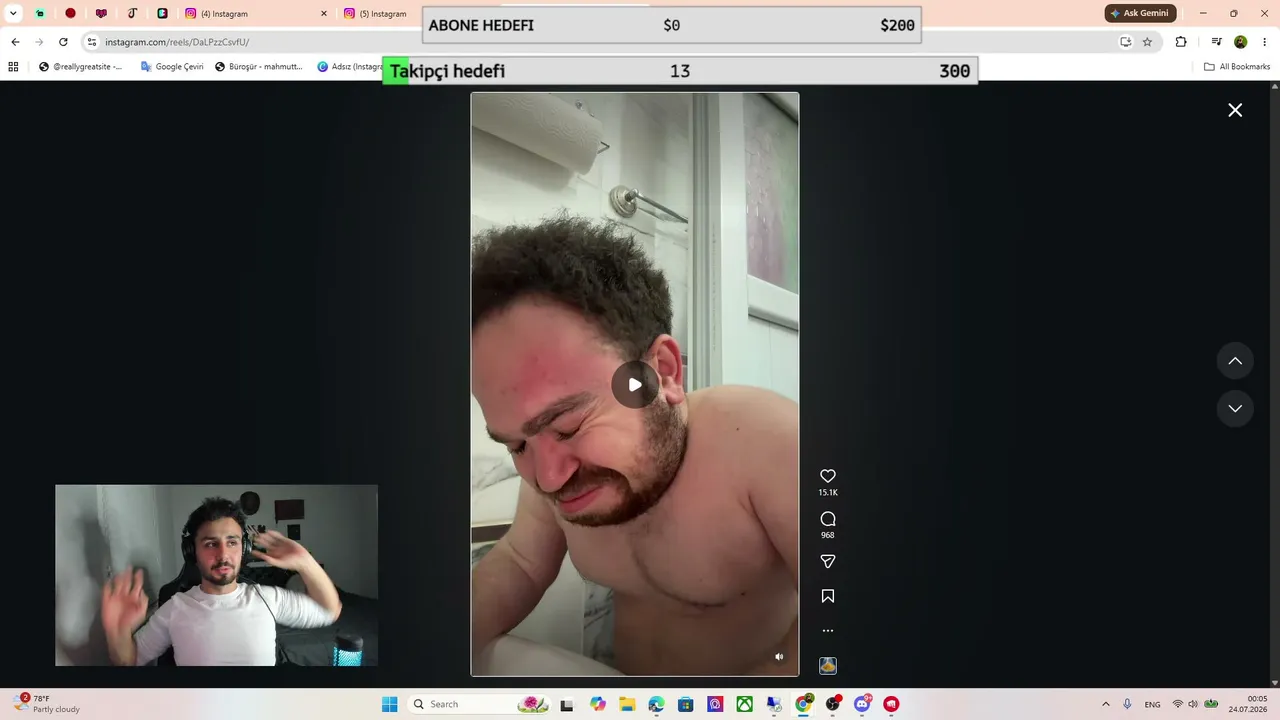 🤣videolari yorumluyoruz sede bize katil