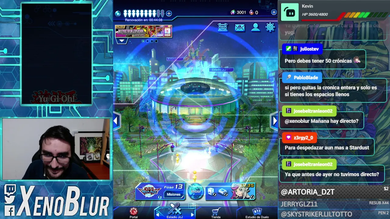 Viendo Cartas del OCG y Sacando GEMAS!! Directo Chill