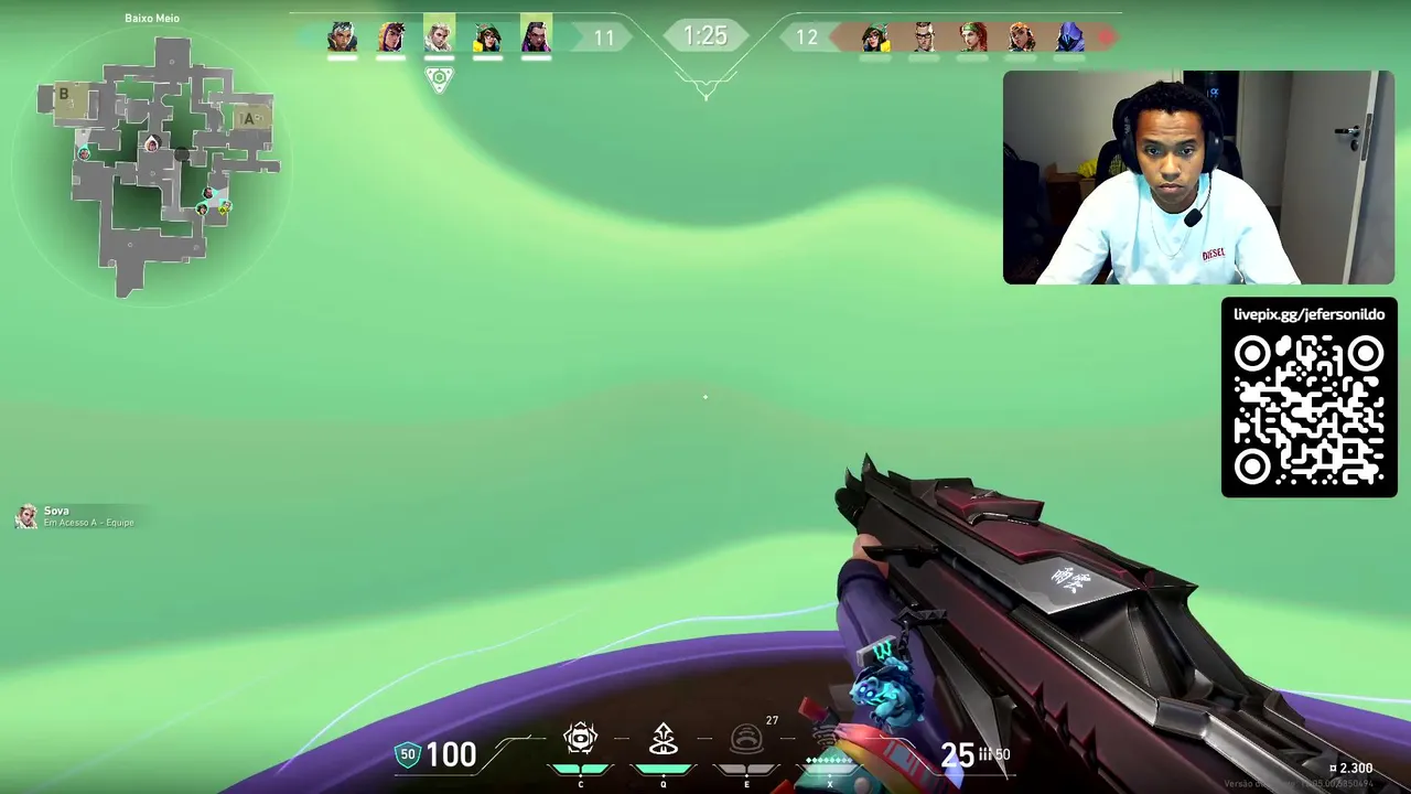 VALORANT RANKED 🔴 | Vem pro chat !!