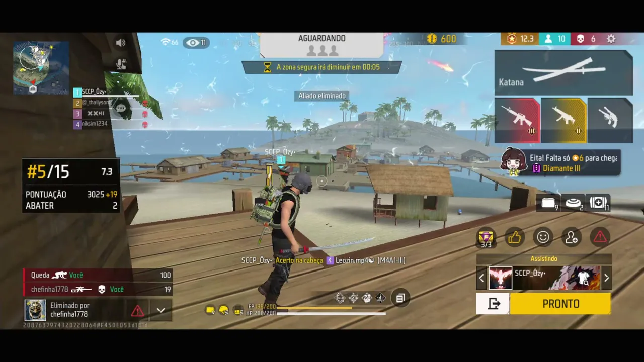 🔥 LIVE INSANA NO FREE FIRE! 😱 SÓ CAPA E MUITA BALA! 🎯 | KICK