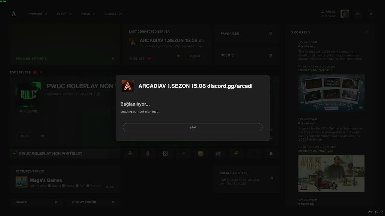 Swan Tyret ile ArcadiaV  günlüğü