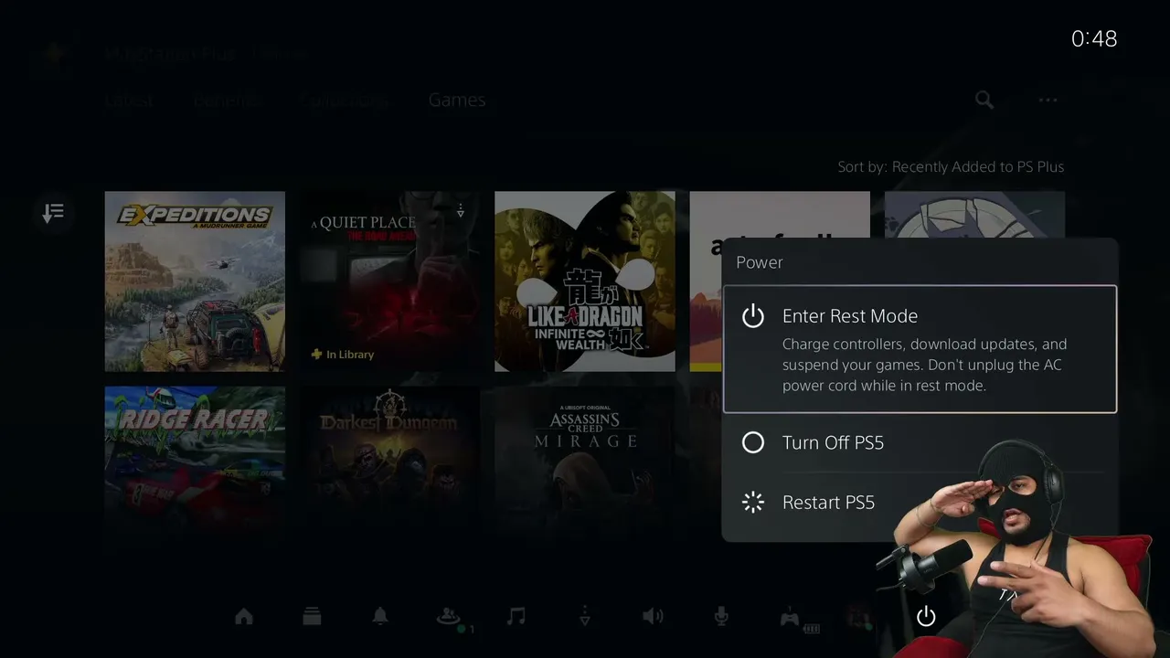 Searching for good horror games in ps5 💀
