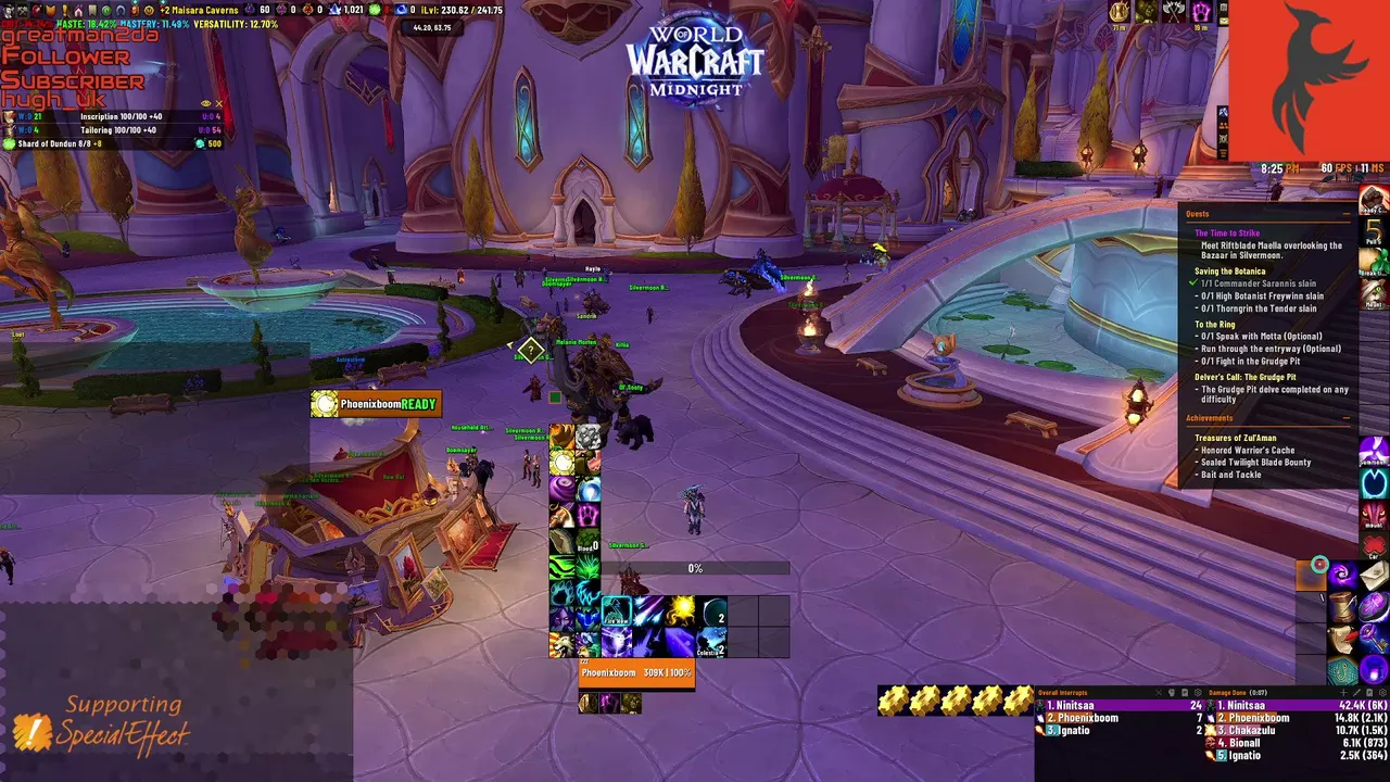 Midnight Gameplay | Weekly Character stuff | Supporting SpecialEffect | !Drops Enabled!