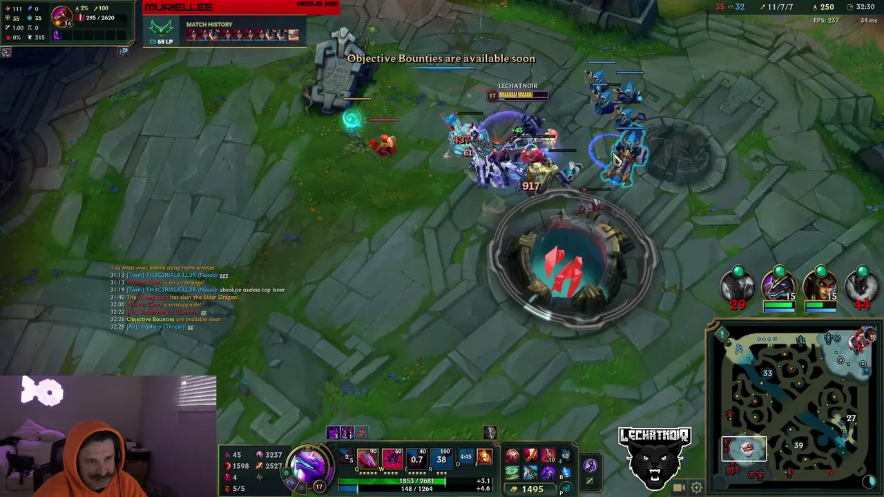 🖤 LECHATNOIR | RANKS0L0Q| Katarina/Naafari | G00D VIBESSSSS