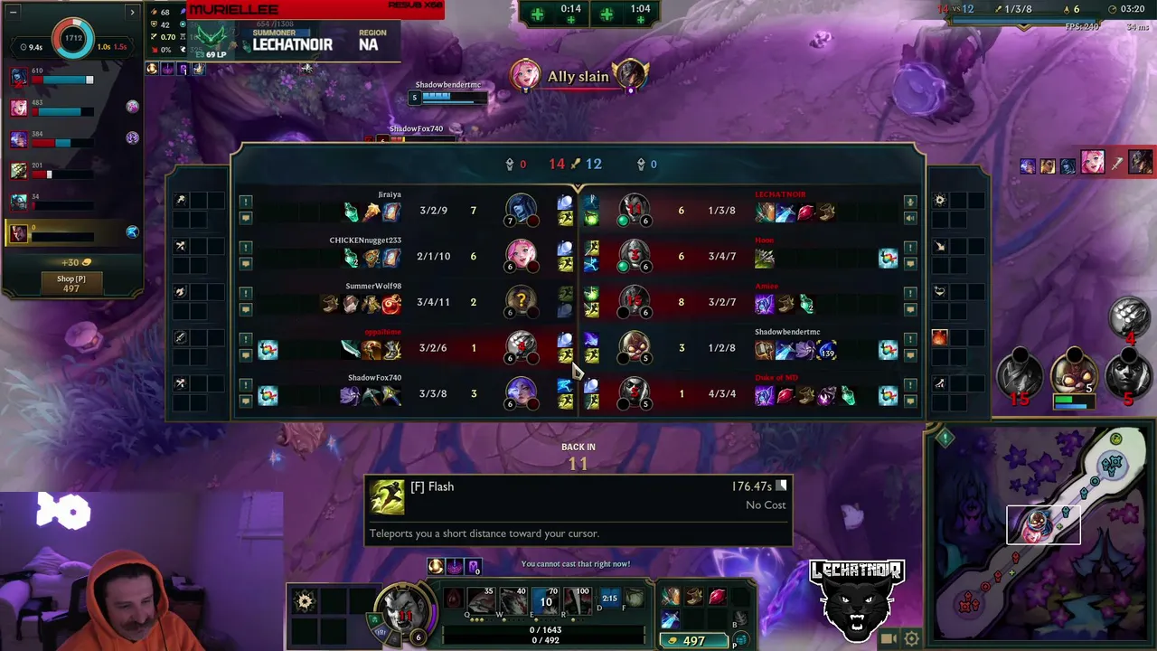 🖤 LECHATNOIR | RANKS0L0Q| Katarina/Naafari | G00D VIBESSSSS