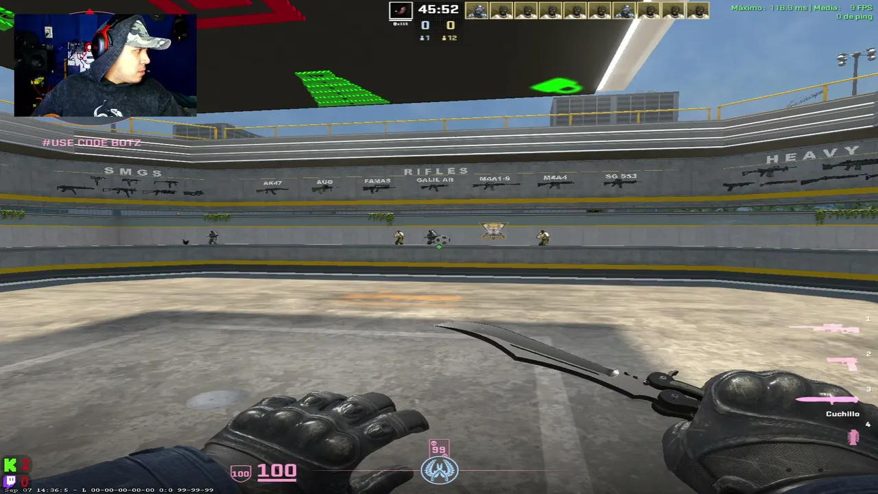 tiritos en punga faceit level 1