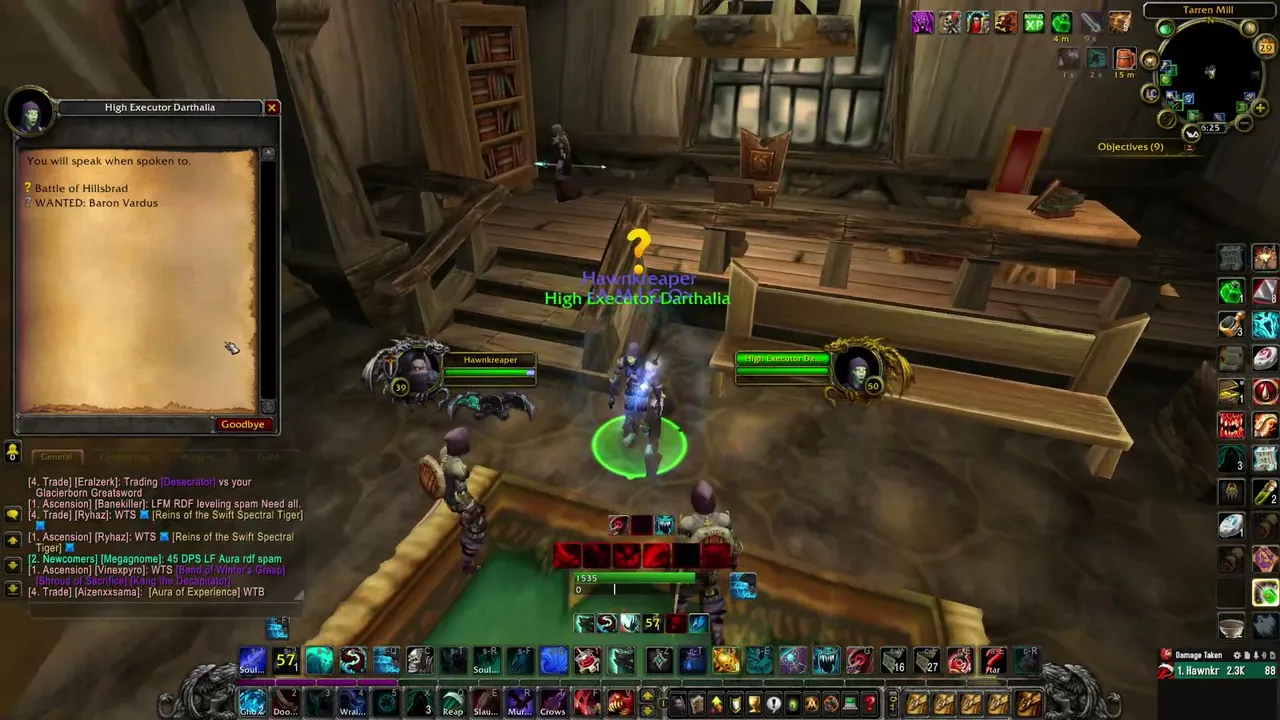 Conquest of Azeroth: Reaper lvling + Xoroth ENDGAME tanking Scarlet DOWN en SoD