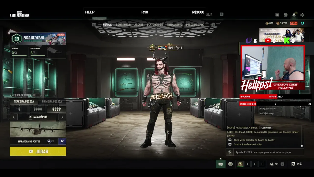 🎮DOMINGAO DO HELLZAO🎮​creatorCODE HELLFPS1 🙏​DEIXE SEU LURK PLIS! #kcncreator🙏​