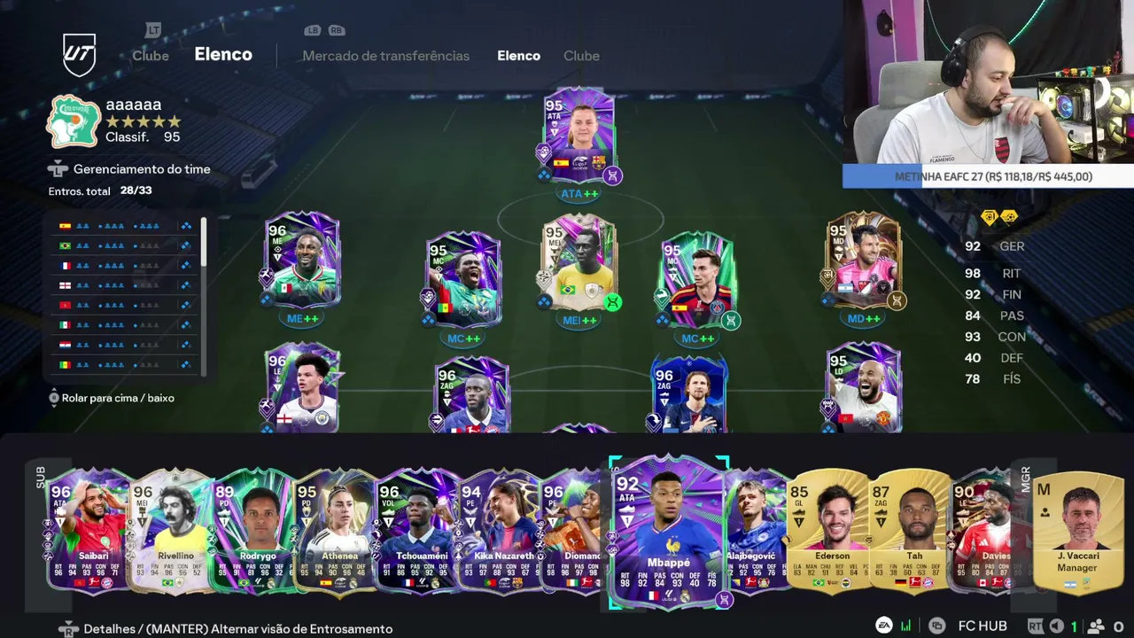EA FC 26 AO VIVO