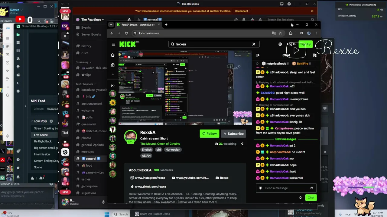 Cabin stream! Short