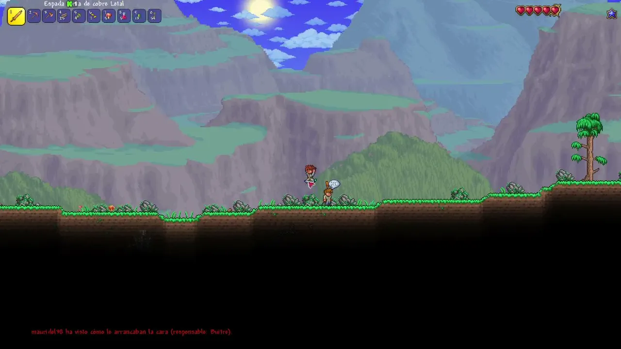 intentando pasarme el terraria EXPERT mode