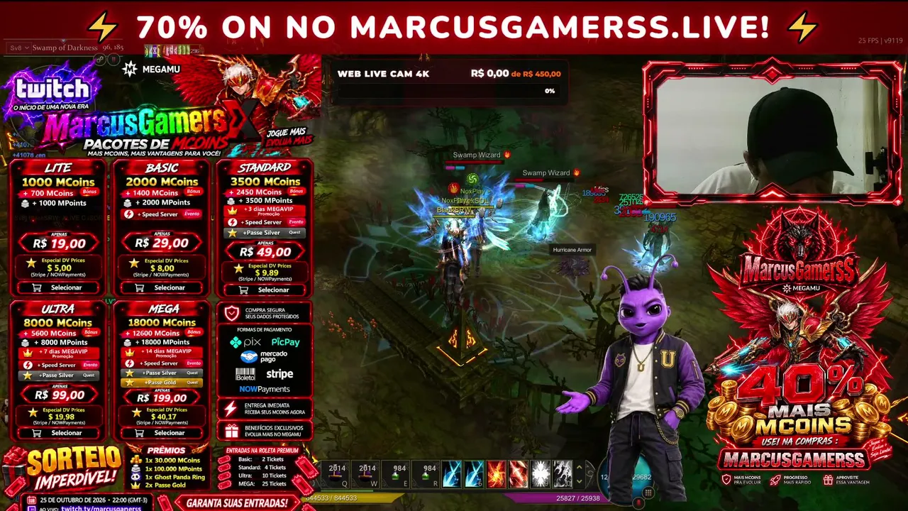 [MEGAMU] [MARCUSGAMERSS.LIVE]💎VIP-2X❗💎SUB-2X❗♻️ROLETINHA VIP❗ SUB❗ ☘︎TIGRINHO❗💠LOJINHA❗🤖SORTEIOS❗🔱EVENTOS❗🎼MUSICA IN LIVE❗❗❗