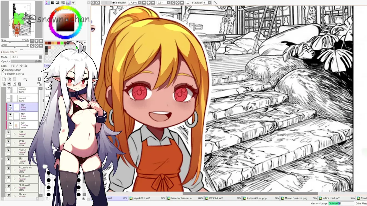 (English/Spanish): Anime Artist: Drawing & Chatting ! ♪ enjoy the vibes ♪