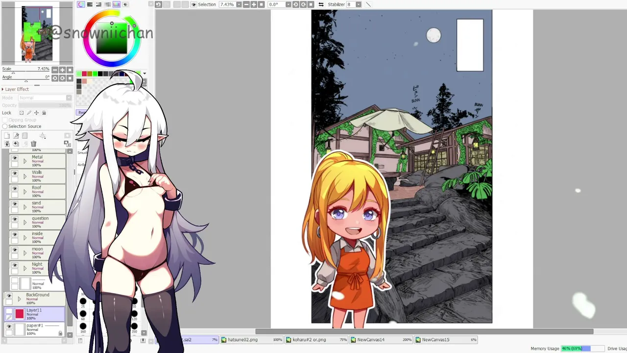 (English/Spanish): Anime Artist: Drawing & Chatting ! ♪ enjoy the vibes ♪