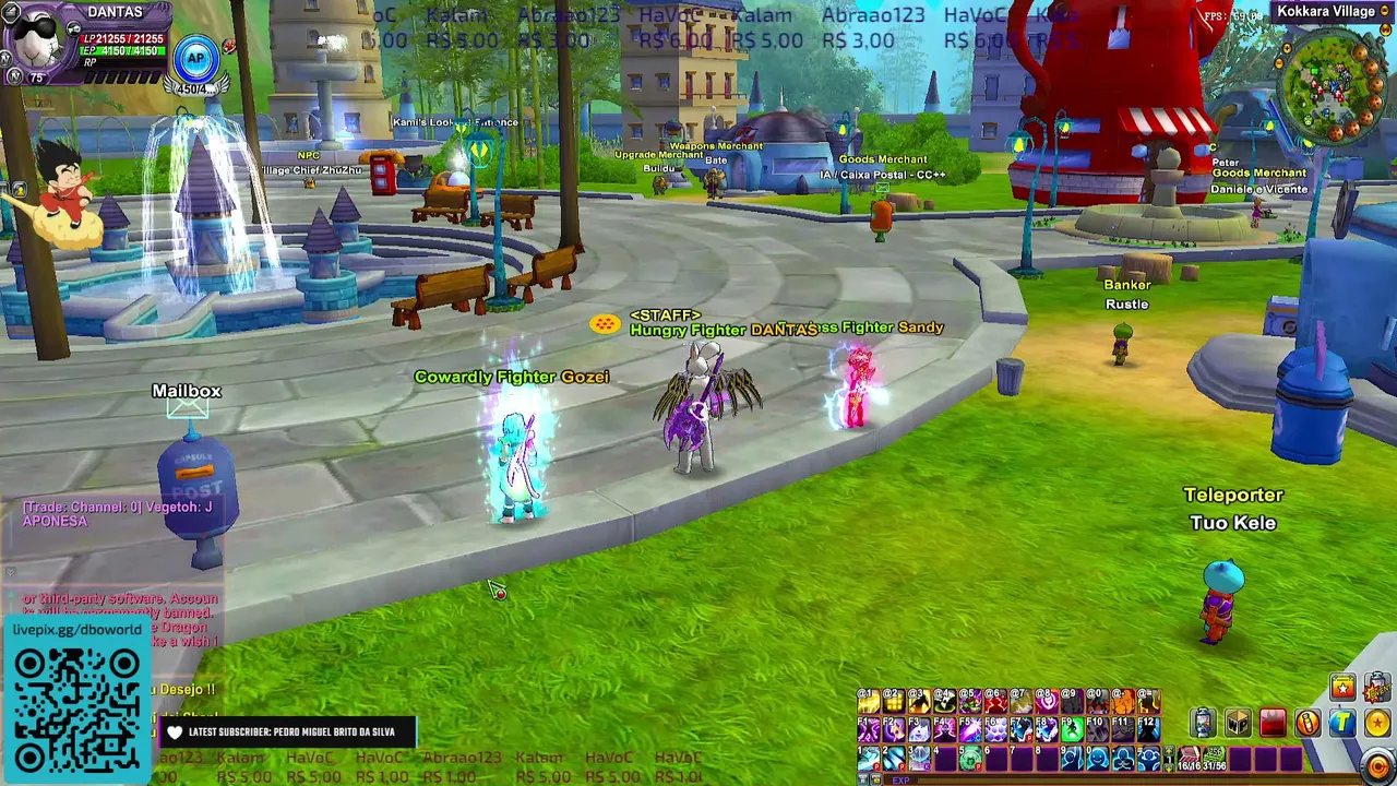ao vivo Dragon Ball Online - World