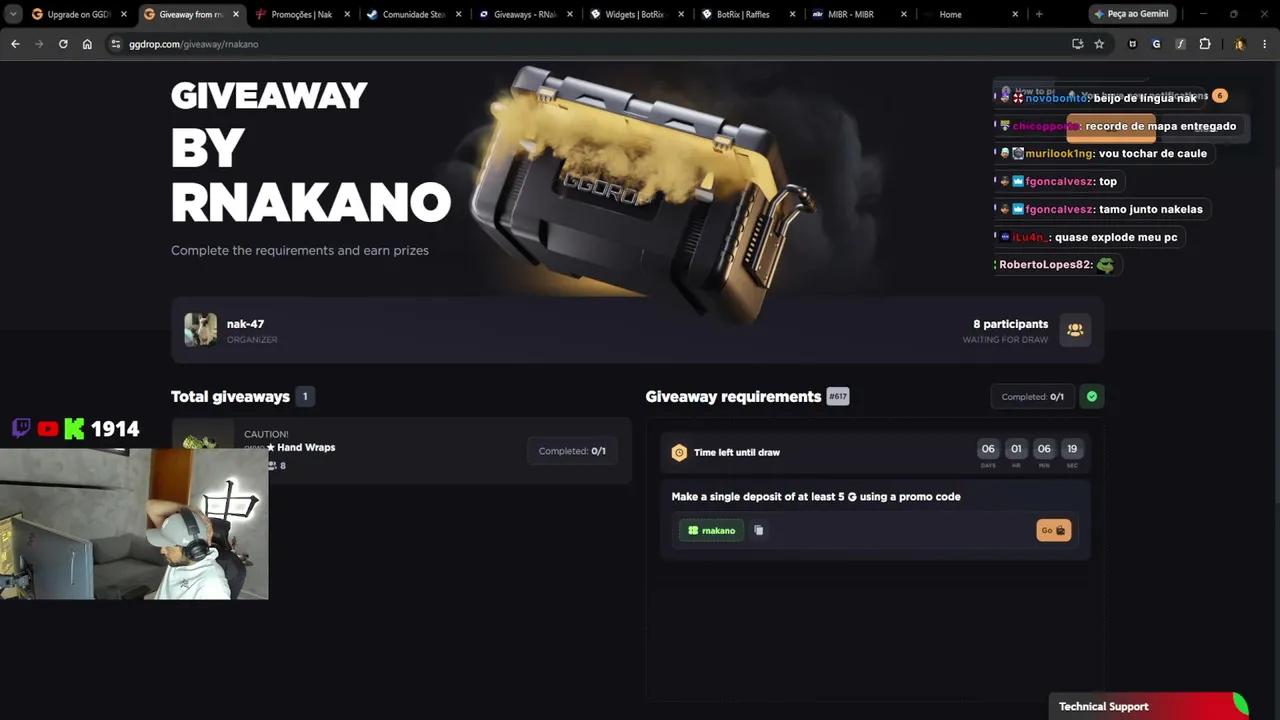 🀄🥋 SE DIVERTINDO E VENCENDO !ggdrop !csgoskins !sorteio