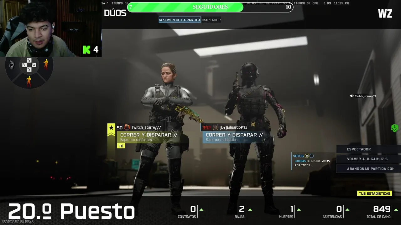 jugando con seguidores