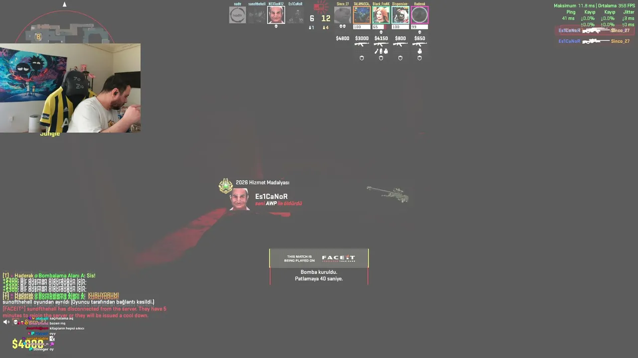FACEIT 10 LVL KASMACA fena tryhard !casehug