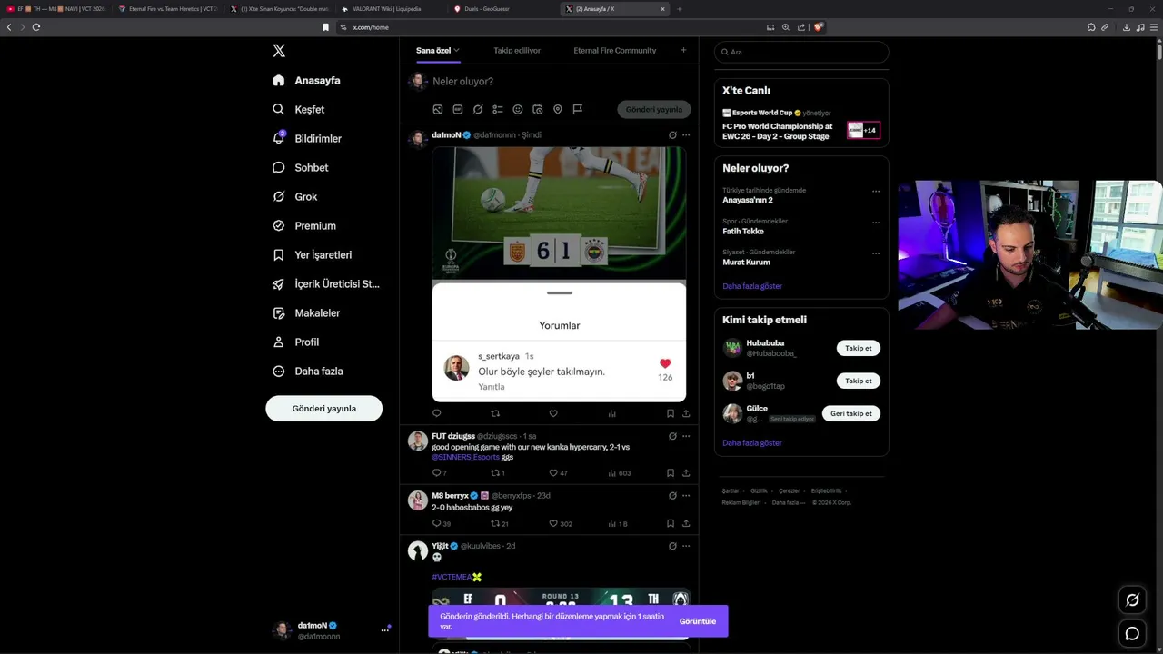 EF (0) vs. (2) TH (YENİ OYUNCU!) — VCT EMEA Stage 2  — #VCTWatchparty