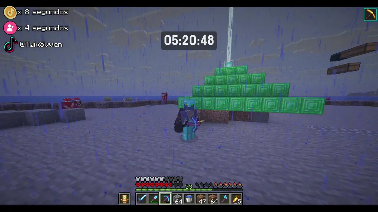 SEXTO DIA DE EXTENSIBLE Hardcore en Minecraft