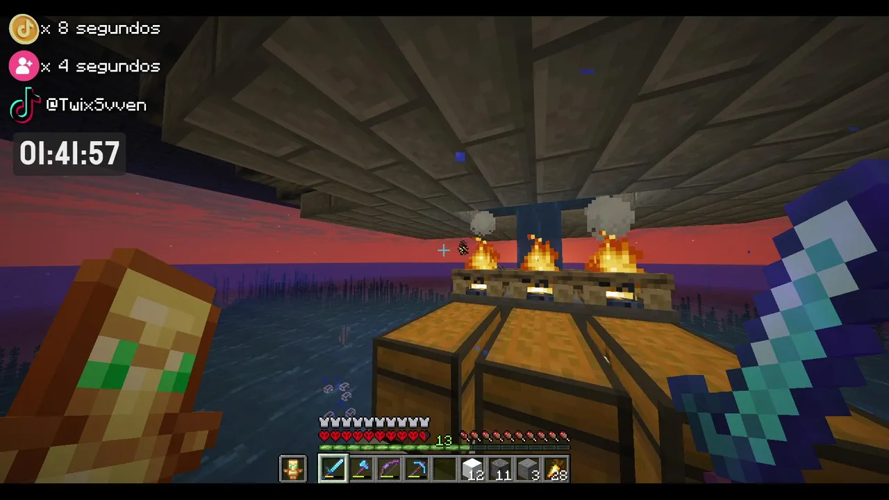 SEXTO DIA DE EXTENSIBLE Hardcore en Minecraft