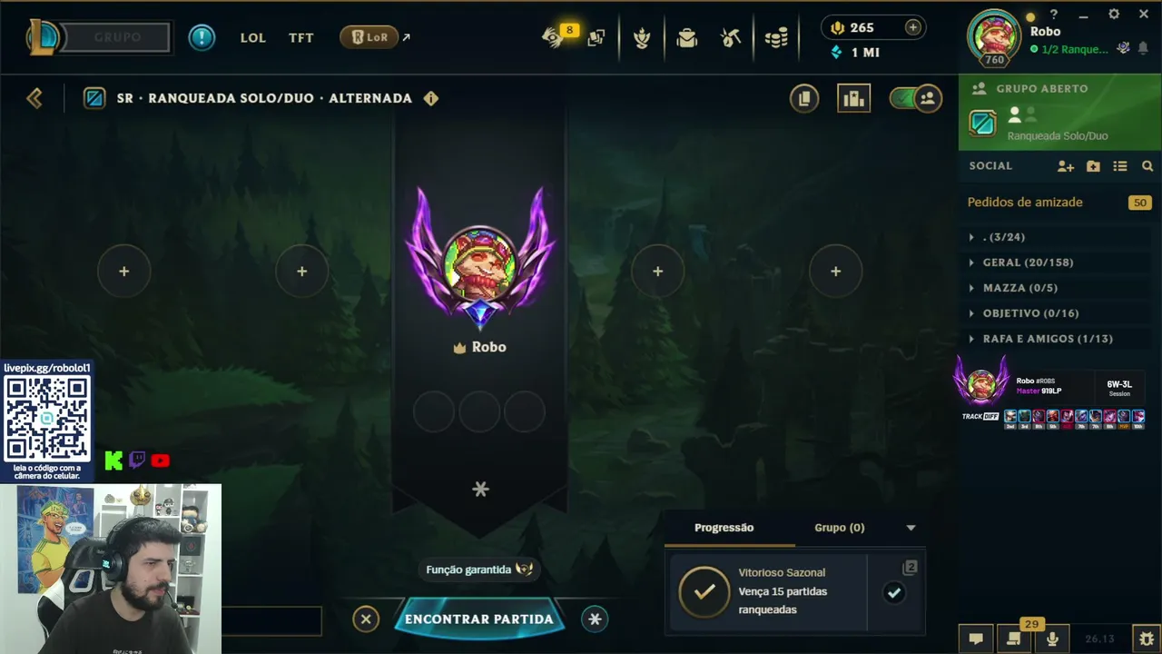 LOL TBM É TRABALHO