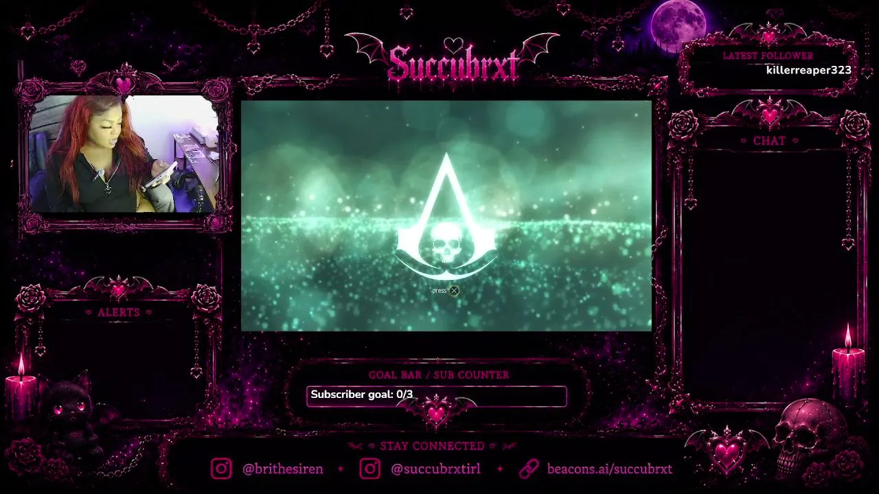 Bunny baby gamer plays Assassins Creed: Black Flag