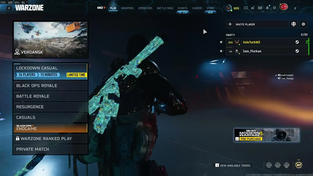 🔴WARZONE🔴 | MODE : LOCKDOWN 🔴UYKU TUTMADI