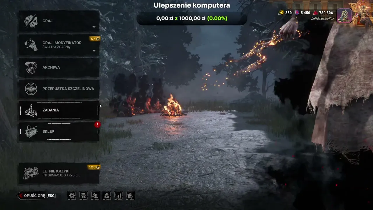 Gramy DBD Mordulec!!! Wielki kaleczenie gry wraca!!! (jestem nowy i uczę się grać) 18+