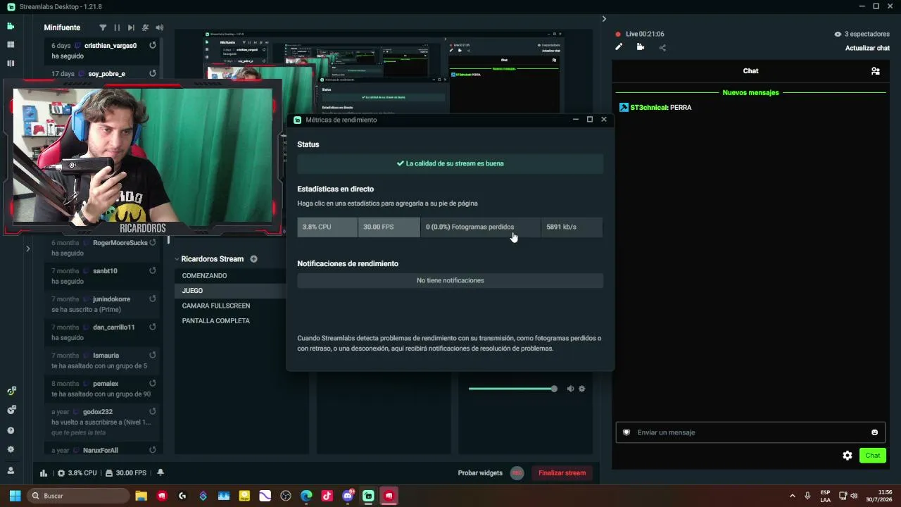 stream de prueba
