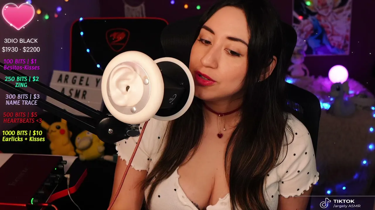 🌙A S M R🌙 EN VIVO/LIVE 💎!s !tip !cofres !earlicking