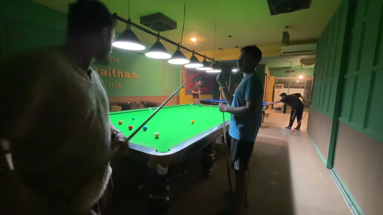 snooker time with friends in Islamabad