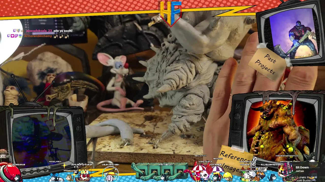 Sculpting Gollum
