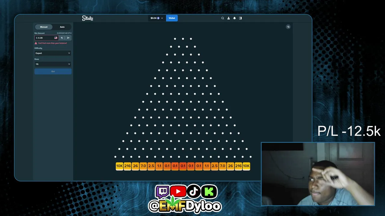 $$$1500 USD Raw Depo on STAKE #EMF #EMFDyloo #Gamble #Slots Under my dawg @Soaked code
