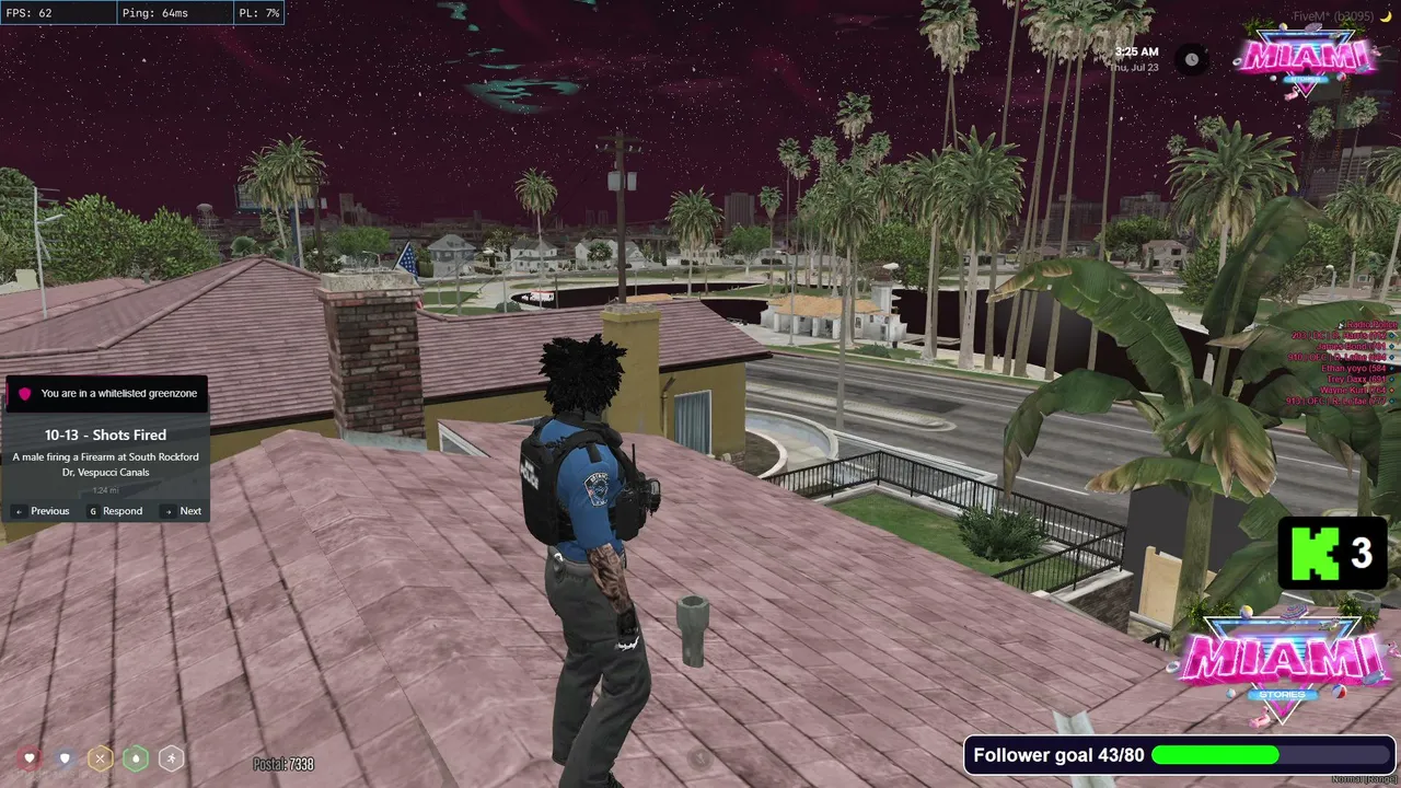 MIAMI STORIES! (GTARP)    
PARM STORIES (DAY 2/10 NO WEED)
ROAD TO 80 FOLLOWERS